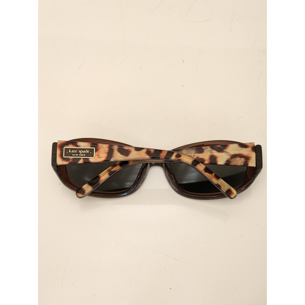 Kate Spade New York Dee/S Sunglasses Brown Tortoise Leopard Print Oval 01WG - Picture 7 of 9